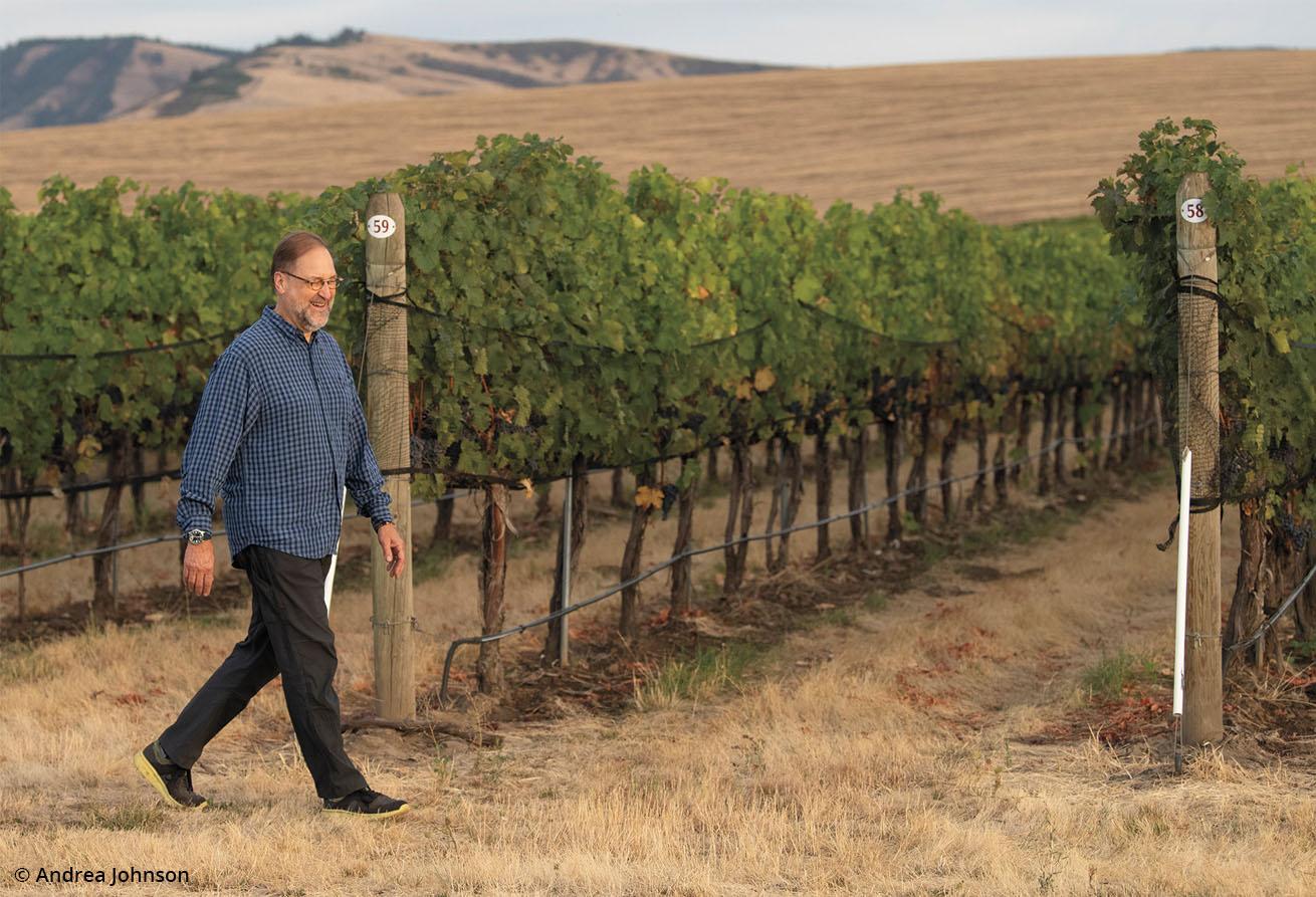 Doug Frost MS, featured in a Wine Enthusiast article about redefining Washington Syrah