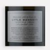 Back label close-up of Lytle-Barnett 2015 Brut sparkling wine from Oregon's Willamette Valley