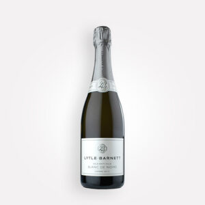 Bottle of Lytle-Barnett 2017 Blanc de Noirs sparkling Pinot Noir wine from Oregon's Willamette Valley