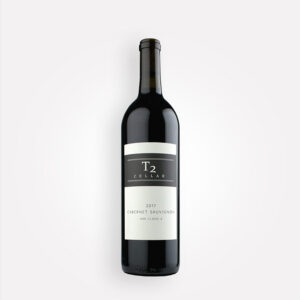 Bottle of T2 Cellar 2017 Cabernet Sauvignon DBR Clone 8 wine from Washington's Rattlesnake Hills