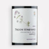 Front label close-up of Troon Vineyard 2020 Garrigue Syrah wine from Oregon's Applegate Valley
