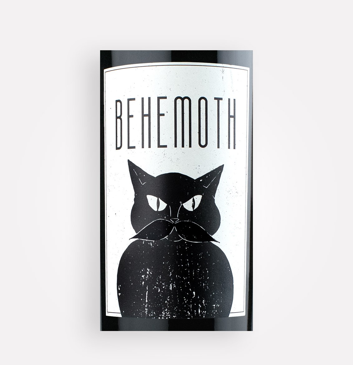 Front label close-up of Wautoma Springs 2017 The Behemoth Reserve Cabernet Sauvignon wine from Washington's Columbia Valley