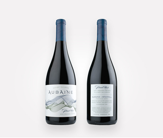 Aubaine 2019 Pinot Noir Oregon red wine