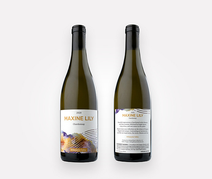 Maxine Lily 2020 Chardonnay Oregon white wine