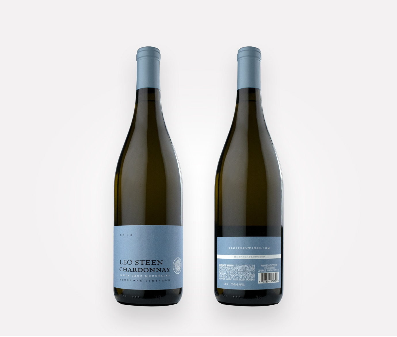 Leo Steen 2018 Chardonnay natural white wine from California