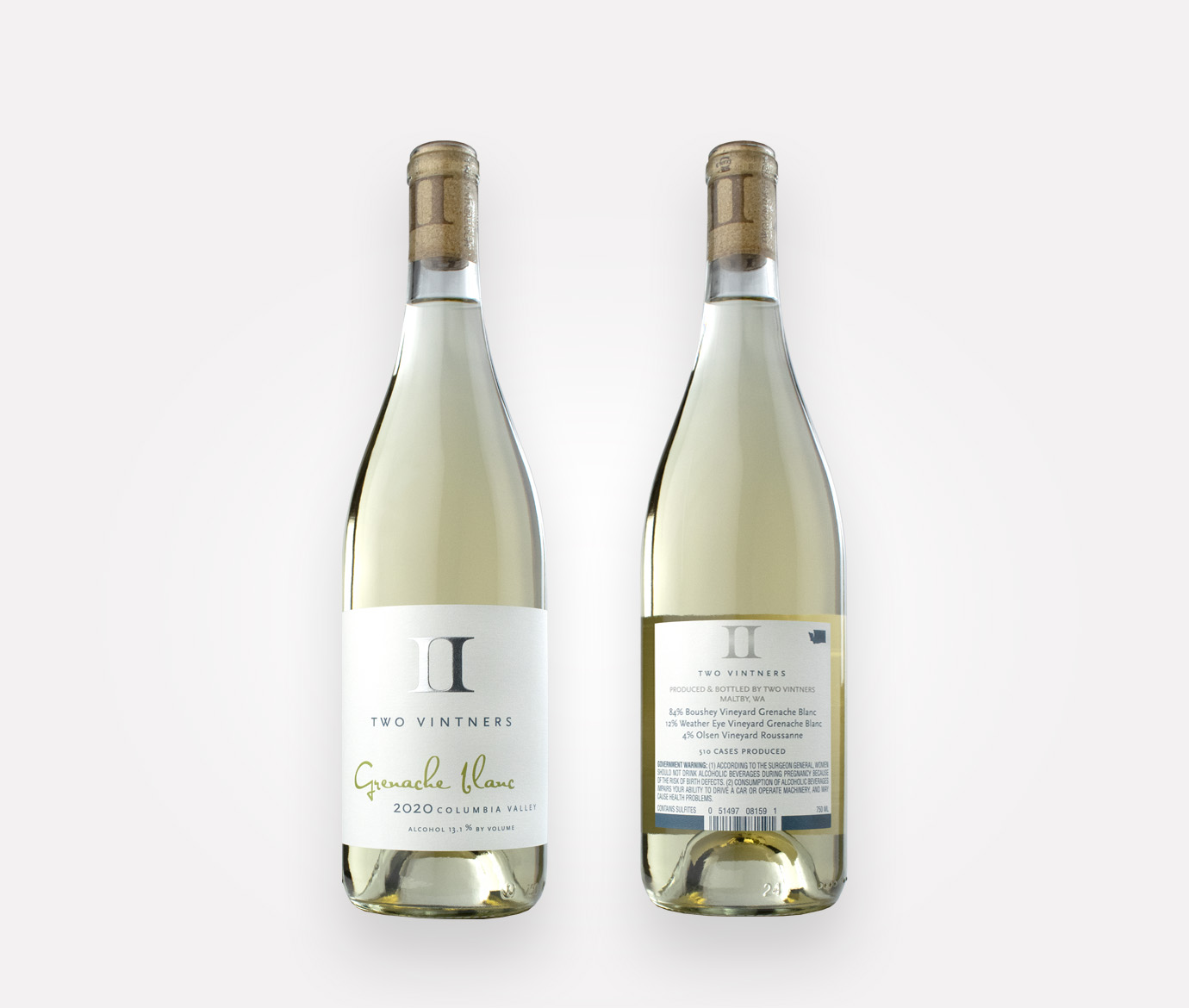 Two Vintners 2020 Grenache Blanc Washington white wine