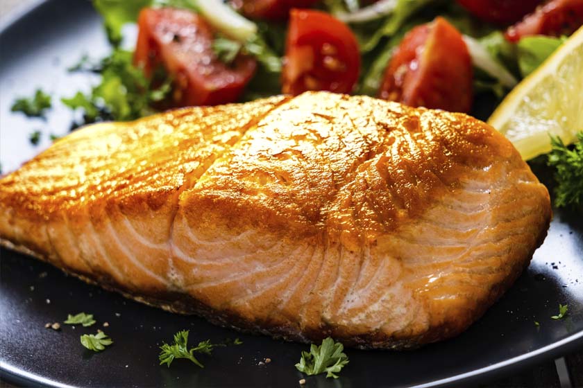 Grilled Curried Salmon