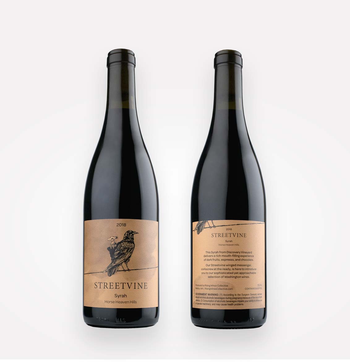 Streetvine 2018 Syrah in the Rising Wines Collective Spooktacular Wine Collection